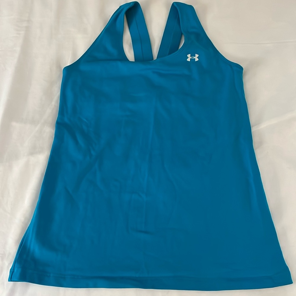 Under Armour Teal Blue Racerback Tank Top